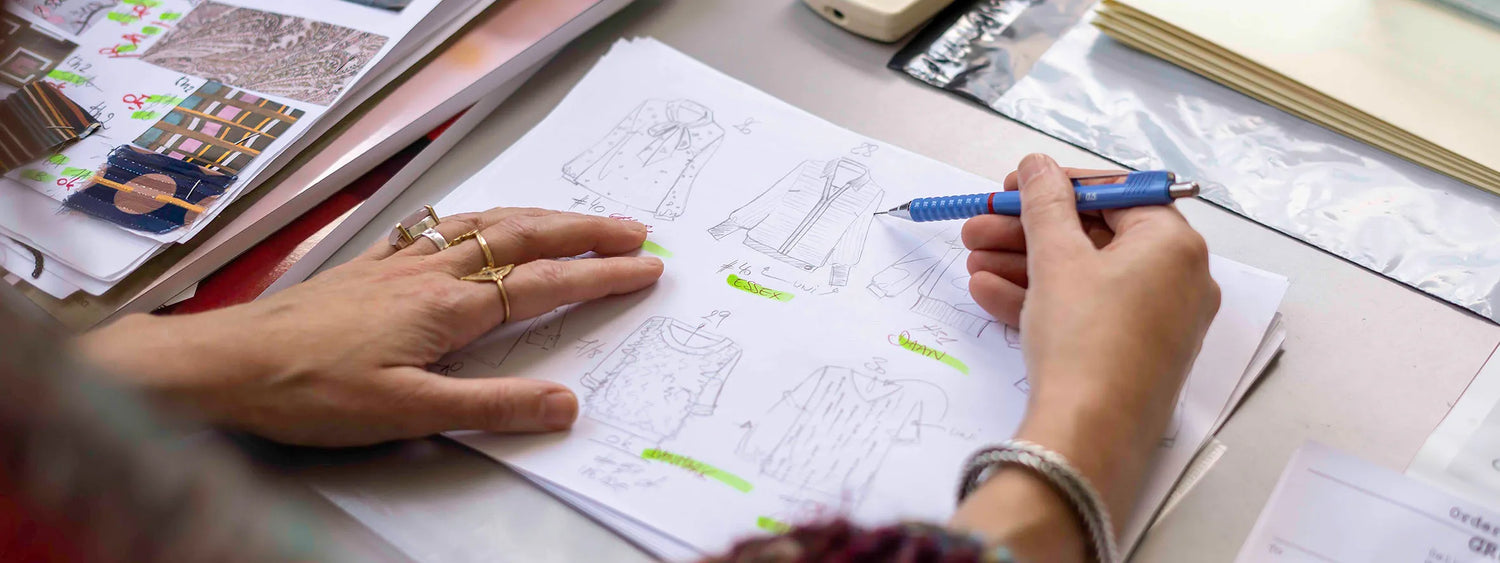 Green ICE designer aan het tekenen